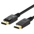 thumbnail image 1 of DP Cable, Rankie 3FT Gold Plated DisplayPort to DisplayPort Cable 4K Resolution Ready (Black) - R-1104A, 1 of 6