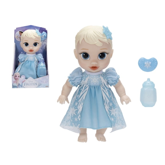Frozen Elsa Doll with Soft Body and Molded Hair for Babies by Disney