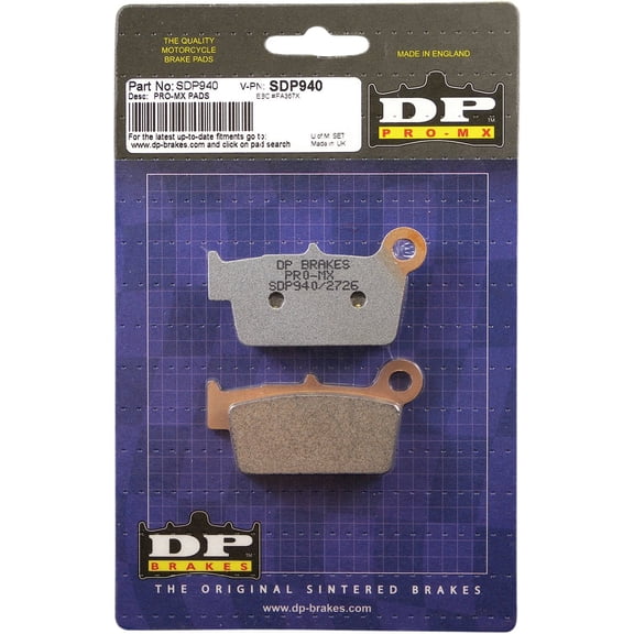Dp Brakes SDP940 Pro MX High-Performance Brake Pads