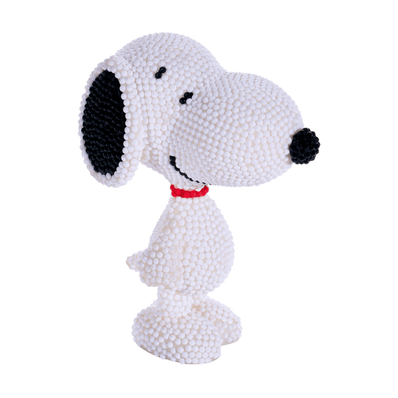DIAMOND ART CLUB Dazzle Pals - Snoopy, Diamond Painting Kit, Fun DIY Crafts for Adults, Round Diamond Art Canvas for Beginners, 5" x 2.4" x 3.8" (12.8 cm x 6.2 cm x 9.9 cm)