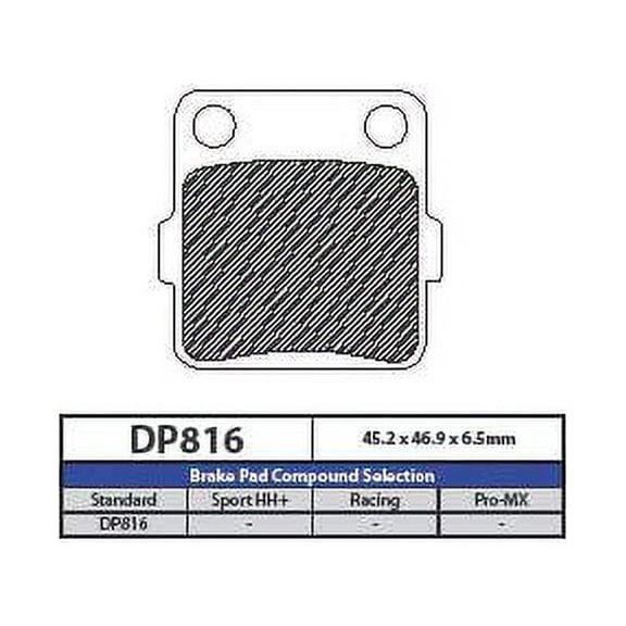 Dp Brakes DP816 Standard Sintered Metal Brake Pads