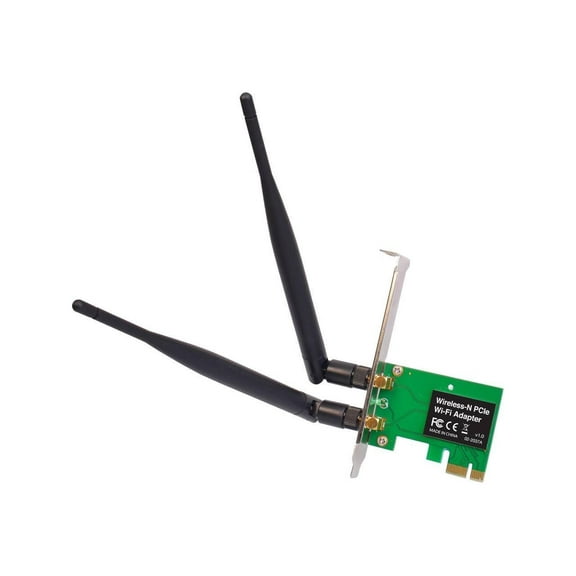 DP Wireless-N PCI Express Wi-Fi Adapter Dual Antenna 2.4GHz