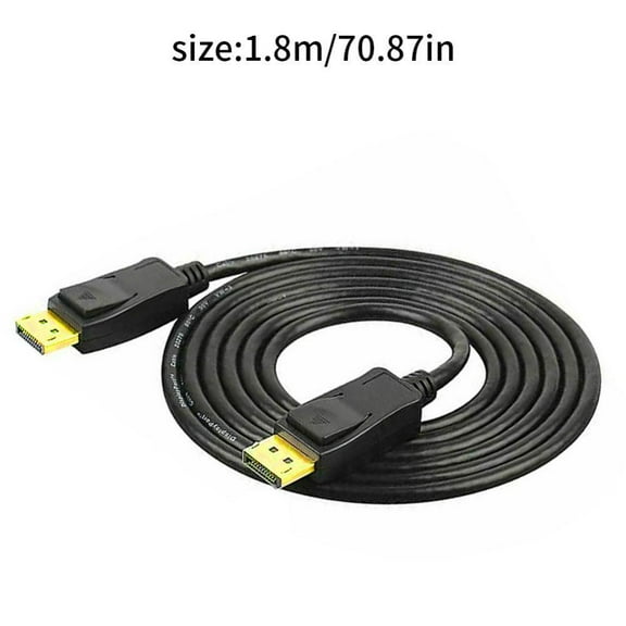 DP to DP Cord 4K 10.8Gbps Male to Male Gold-Plated Display Port Cable