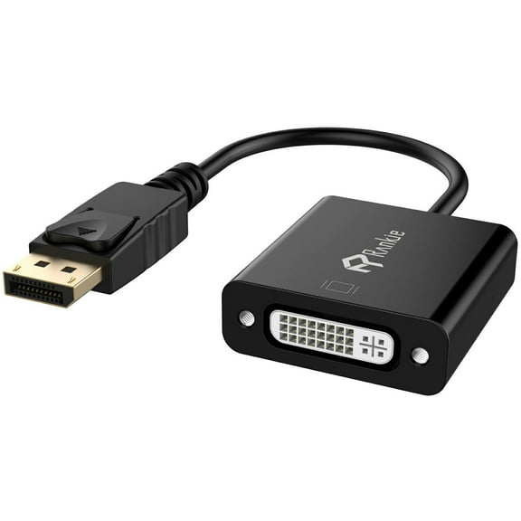 DP to DVI, Rankie Gold Plated DisplayPort DP to DVI Male to Female Adapter Converter