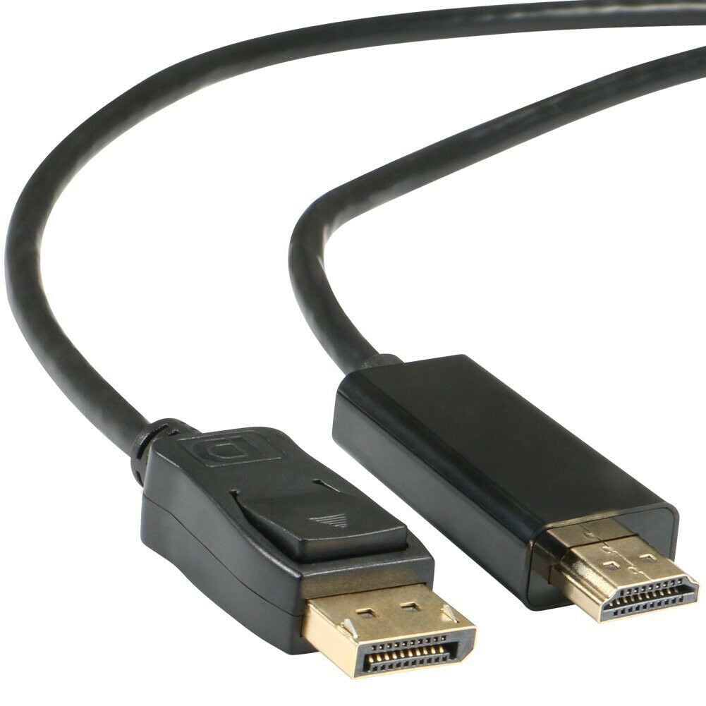 Aibileec 6' Display Port to HDMI Cable, Black