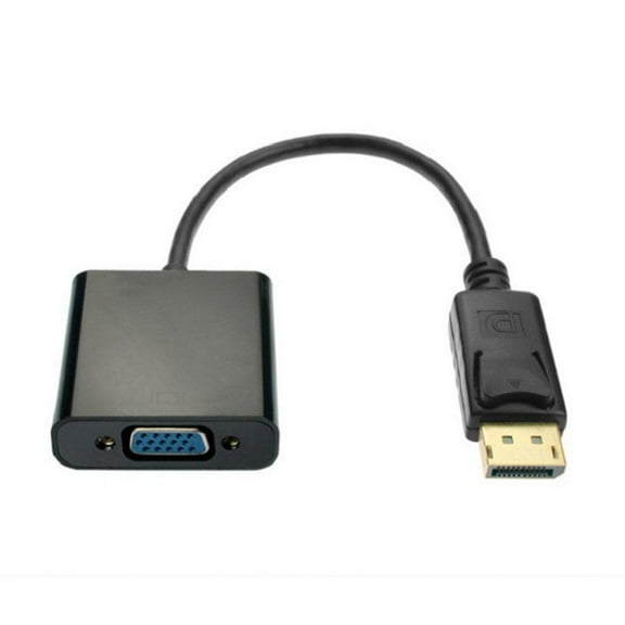 DP to VGA Adapter Cable: Convert DisplayPort to VGA, Support Up to 1920x1200 Resolution for Video Streaming and Gaming