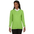 thumbnail image 1 of DP181W Devon & Jones Ladies' Perfect Fit Ribbon Cardigan Lime S, 1 of 3