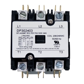 DP302403 Genuine OEM Supco Contactor 30A 240V 3 Pole