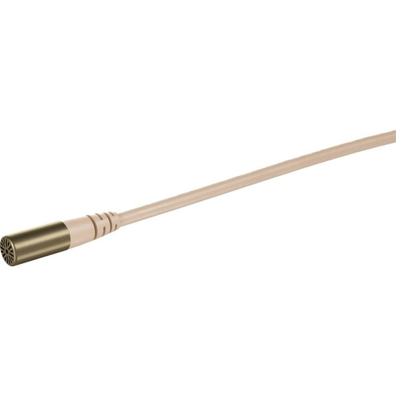DPA Microphones d:screet CORE 6060 Subminiature Lavalier Omnidirectional Microphone with Hardwired 3.5mm Locking Connector, Normal SPL, Beige