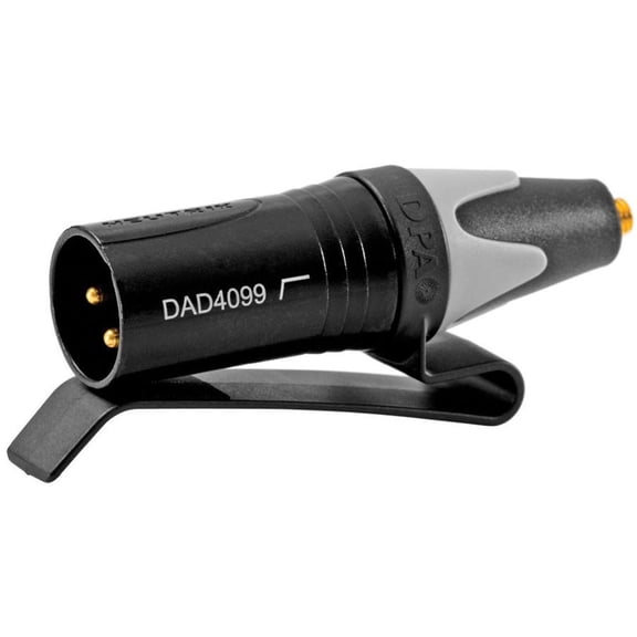 DPA Microphones DAD4099-BC MicroDot to XLR Adapter with Belt Clip and Low Cut Filter for 4099 Microphone