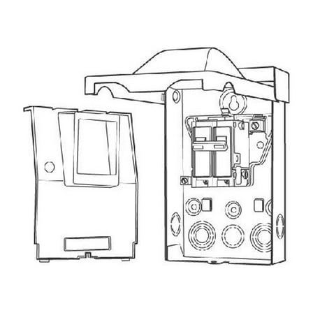 DPB222RP Air Conditioning Disconnect, 60A, 240 Volt - Quantity 5