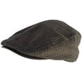 thumbnail image 1 of DPC Hounds Tooth Ivy Scally Cap (Brown - Large / X-Large), 1 of 4
