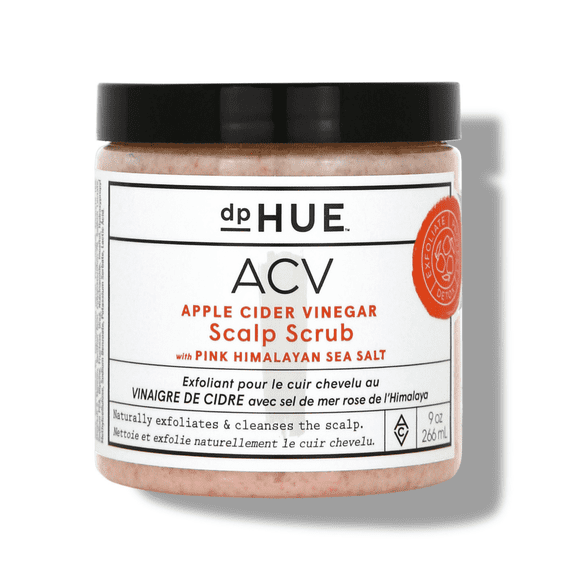 dpHUE Apple Cider Vinegar Scalp Scrub with Pink Himalayan Sea Salt, 9 oz