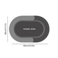 thumbnail image 1 of DPITYSERENSIO Bathroom Rug Super Absorbent Quick Dry Non Slip Backing Washable Bathroom Floor Mats Shower Rug for In Front of Bathtub Shower Room Christmas Decor, 1 of 8