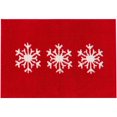 thumbnail image 1 of DPITYSERENSIO Christmas Door Snowflake Bathroom Rugs Non-Slip Rubber Machine Washable Soft Absorbent Bath Mat Rug Festive Bathroom Floor Mat Winter Decor, 1 of 7