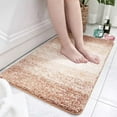 thumbnail image 1 of DPITYSERENSIO Soft Microfiber Gray Polyester Bath Rug, 16" x 24", Machine Washable, 1 of 9