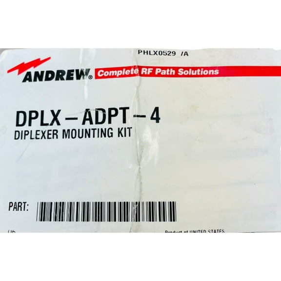 DPLX-ADPT-4 Aluminum Diplexer Mounting Kit / Adapter Kit