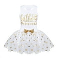 thumbnail image 1 of DPOIS Baby Girls First Birthday Party Outfits Sleeveless Top with Shiny Polka Dots Tutu Skirt, 1 of 6