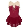 thumbnail image 1 of DPOIS Big Girls Rhinestone Sleeveless Ice Skating Dress, 1 of 5