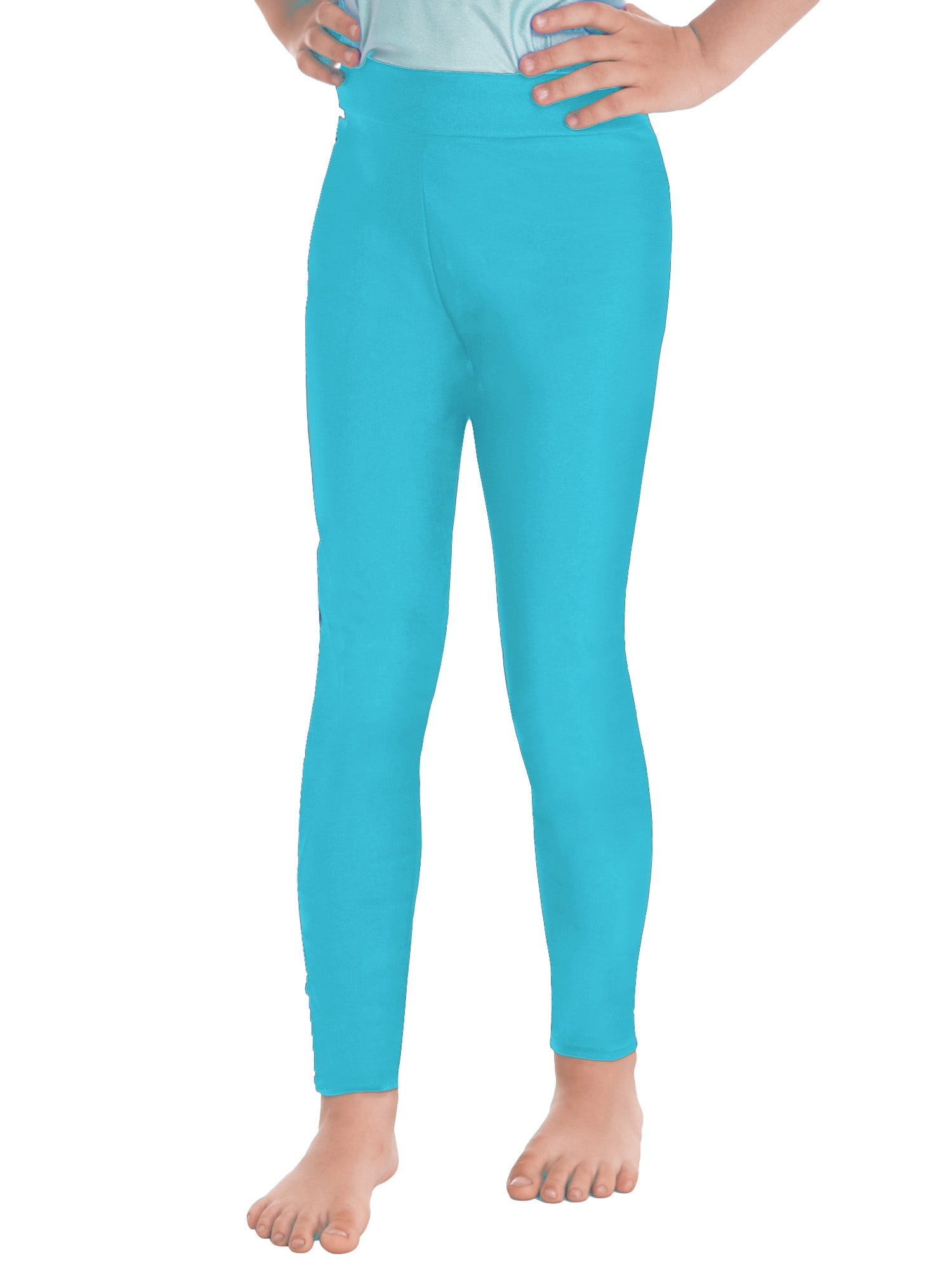 DPOIS Girls' Compression Pants Yoga Tights Athletic Sports
