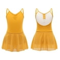 thumbnail image 1 of DPOIS Girls Dance Leotards Hollow Back Ballerina Outfits Camisole Ballet Dress with Tutu Skirt, 1 of 7