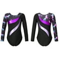 thumbnail image 1 of DPOIS Girls' Long Sleeve Unitard Ballet Dance Bodysuit, 1 of 4