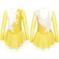 thumbnail image 1 of DPOIS Girls Shiny Sequins Figure Ice Skating Dress Dancewear, 1 of 4
