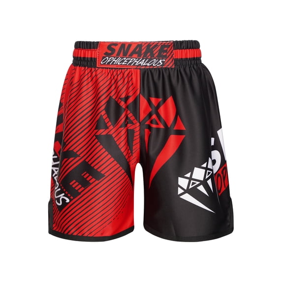 DPOIS Kids Boys Girls Boxing Shorts Gym Training Trunks Type C 15-16