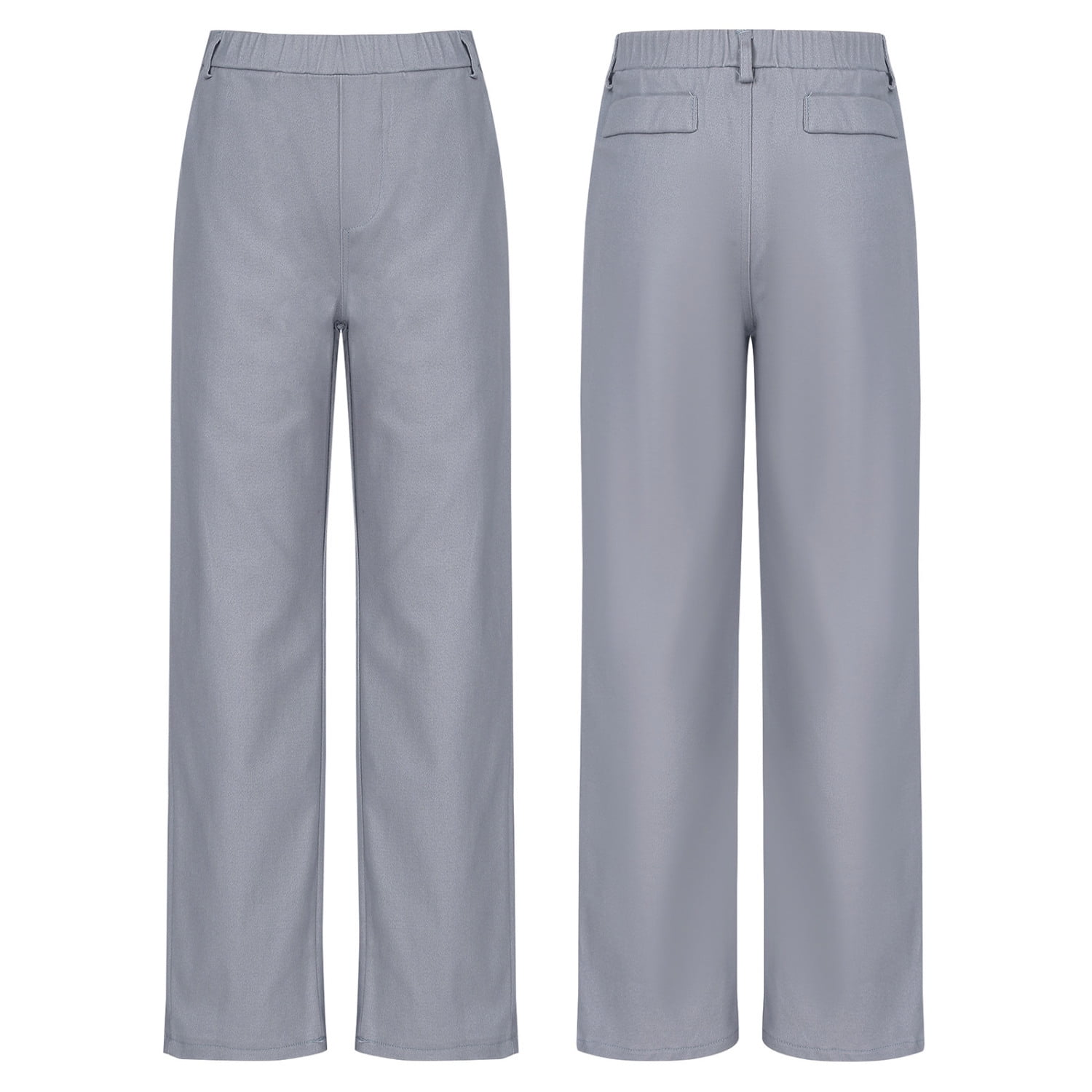 childrens grey dress pants Boys' Light Grey Flat Front Dress Pants  SPRING NOTION