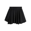 thumbnail image 1 of DPOIS Kids Girls Ballet Dance Chiffon Wrap Skirt Athletic Dance Skort Black 5-6, 1 of 5