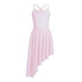 thumbnail image 1 of DPOIS Kids Girls Ballet Dance Dress Contemporary Lyrical Ballroom Dance Leotard Pink 7-8, 1 of 7