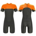 thumbnail image 1 of DPOIS Kids Girls Boys One Piece Short Sleeve Rash Guard Swimming Surfing Jumpsuit, 1 of 4