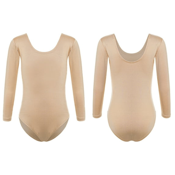 DPOIS Kids Girls Dance Leotards Ballet Dance Gymnastics Bodysuit Dancewear