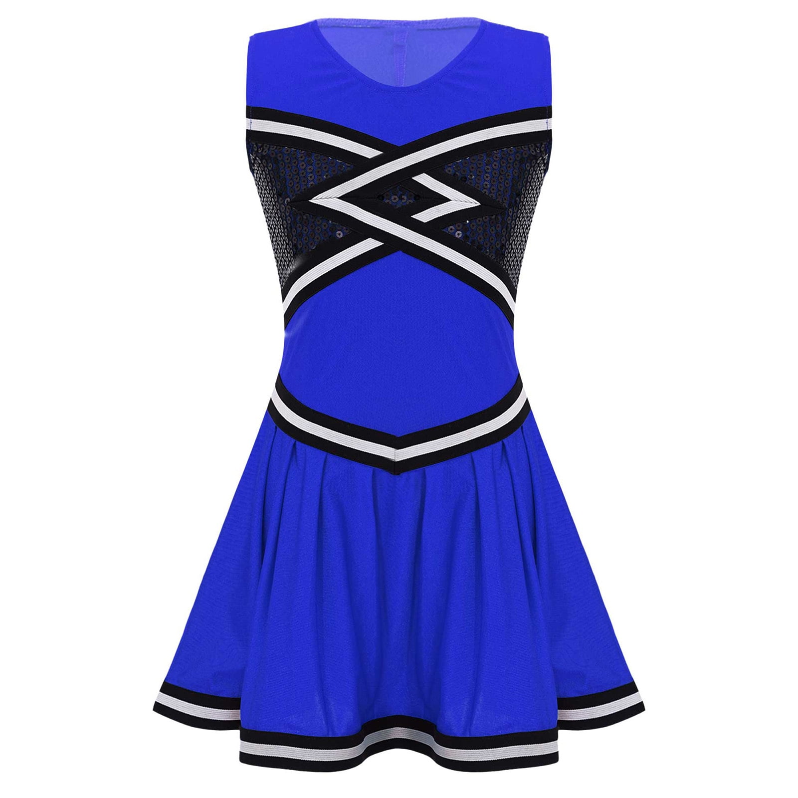 DPOIS Kids Girls Halloween Cheerleading Costume Uniform Dance