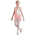 thumbnail image 1 of DPOIS Kids Girls Lyrical Dance Dress Skirted Leotard Ballroom Costume Pink 10, 1 of 7