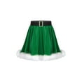 thumbnail image 1 of DPOIS Kids Girls Mrs Santa Mini Tutu Skirt Christmas Costume Green 14, 1 of 5