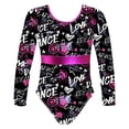 thumbnail image 1 of DPOIS Kids Girls One-piece Swimsuit Cartoon Print Bodysuit Swimwear, 1 of 3
