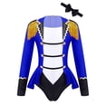 thumbnail image 1 of DPOIS Kids Girls Ringmaster Circus Halloween Cosplay Costume Blue 6, 1 of 7