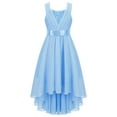 thumbnail image 1 of DPOIS Kids Girls Sequins Bridesmaid Wedding Party Pageant Formal Dress Blue 6, 1 of 5