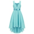 thumbnail image 1 of DPOIS Kids Girls Sequins Bridesmaid Wedding Party Pageant Formal Dress Turquoise 10, 1 of 5