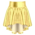 thumbnail image 1 of DPOIS Kids Girls Shiny Metallic Ballet Dance Mini Skirts, 1 of 4