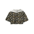thumbnail image 1 of DPOIS Kids Girls Short Sleeve Hooded Crop Top T-shirt Hip Hop Dance Tops Leopard 6, 1 of 5