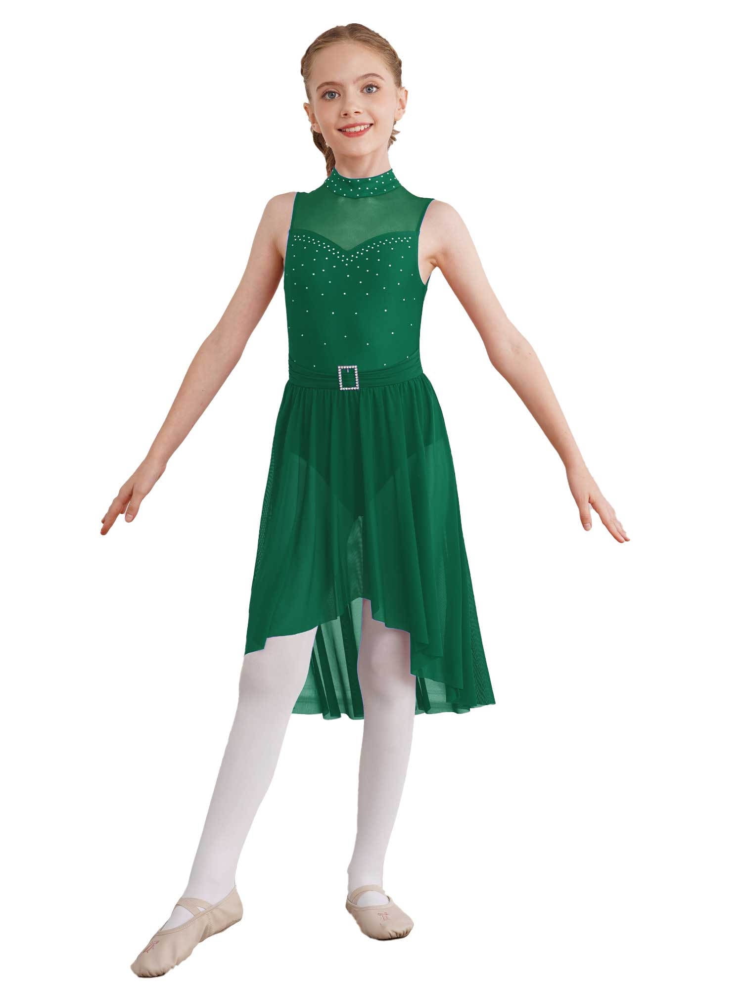 Hedmy Kids Girls Sleeveless Figure Ice Skating Dominican Republic