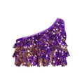 thumbnail image 1 of DPOIS Kids Girls Sleeveless Vest Dance Tank Tops Purple 12, 1 of 5