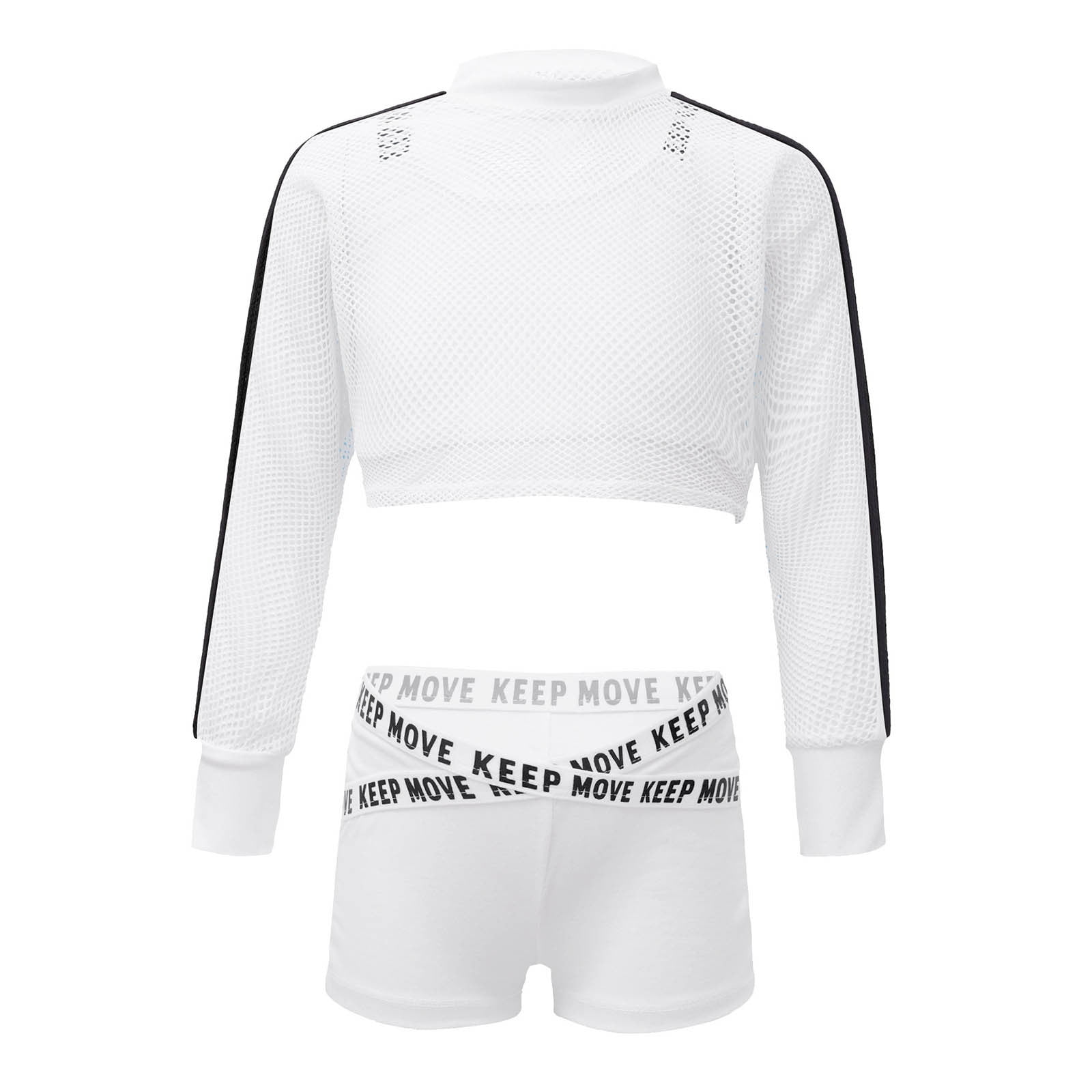 Kids' Dancewear Dress Splicing Long Sleeve Girls' Performance Cotton Blend Tulle