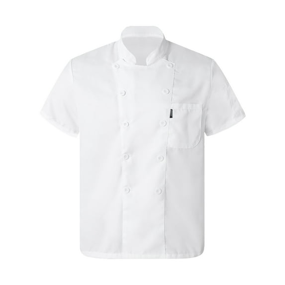 DPOIS Unisex Men Women Chef Coat Chef Jacket Kitchen Cooking Uniforms C03 L