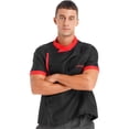 thumbnail image 1 of DPOIS Unisex Men Women Chef Jacket Short Sleeve Chef Coat Black XXL, 1 of 7