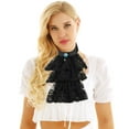 thumbnail image 1 of DPOIS Victorian Lace Jabot Neck Ruff Collar Mini Cape Costume Accessory, 1 of 7