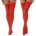 thumbnail image 1 of DPOIS Woman's Sheer High Thigh Pantyhose Stocking Lingerie, 1 of 4
