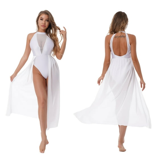 DPOIS Women Lyrical Dance Dress
